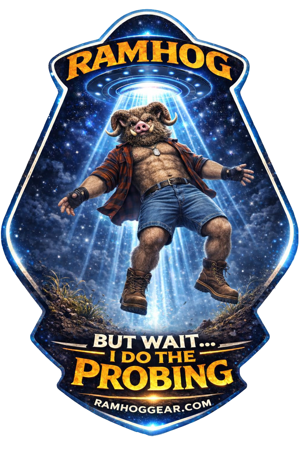 RAMHOG stickers and art